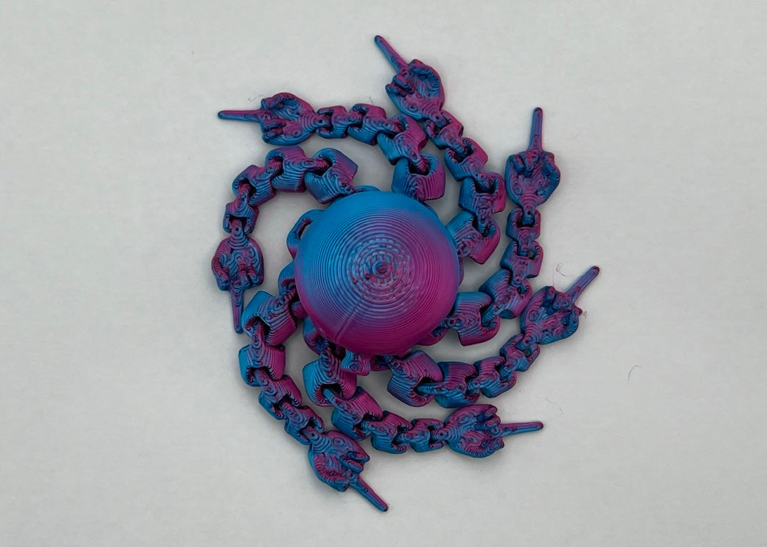 3D Printed Middle Finger Octopus