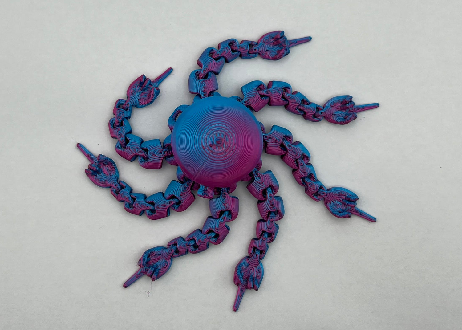 3D Printed Middle Finger Octopus